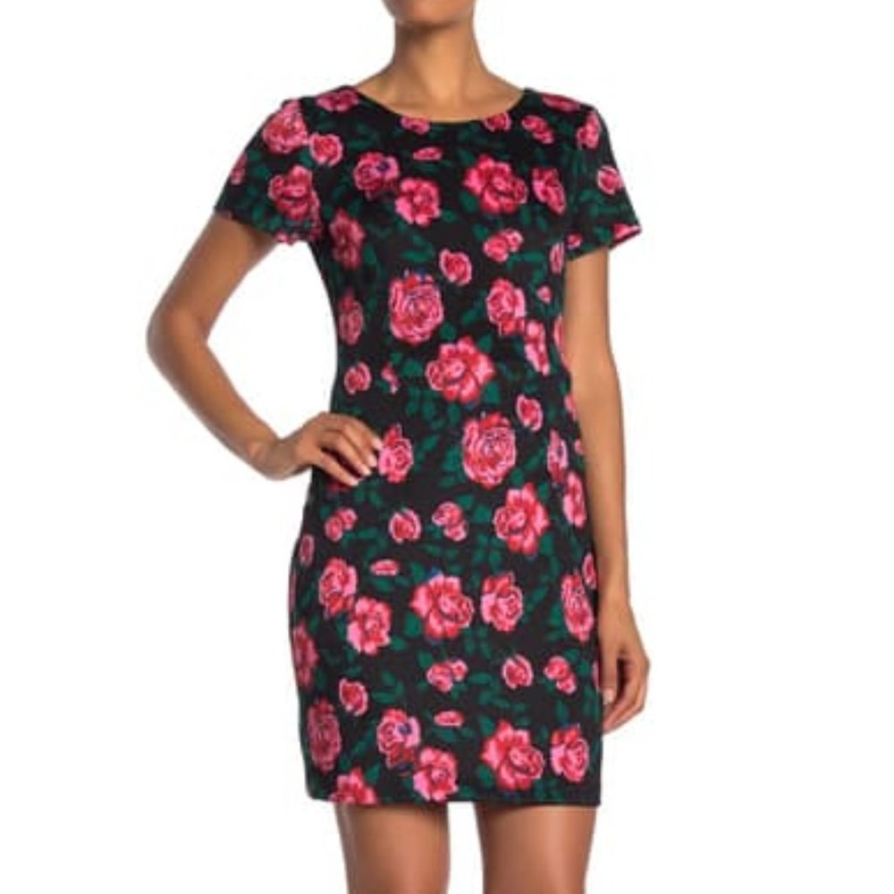 NWT Betsey Johnson Vintage Bloom Scuba Dress